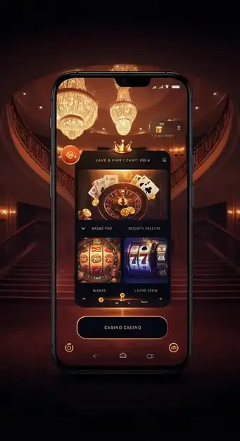 Ein glamouröses Dolly Casino Interface mit Spielautomaten und Live-Dealern, das die Vielfalt des Spielangebots präsentiert.